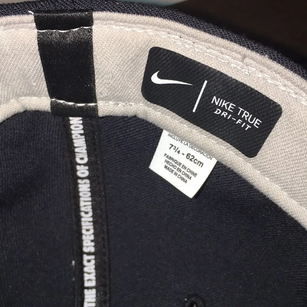 Nike Kansas State Wildcats True Baseball Fitted sewn raised logo Hat Cap 7 3/4